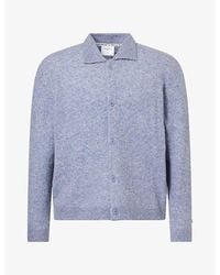Percival - Archive Ribbed-Trim Wool-Blend Cardigan - Lyst
