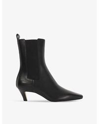 Dune - Odele Heeled Leather Chelsea Ankle Boots - Lyst