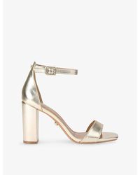 Carvela Kurt Geiger - Regatta Faux-Leather Heeled Sandals - Lyst