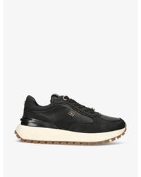 KG by Kurt Geiger - Louisa Logo-Badge Faux-Leather Low-Top Trainers - Lyst