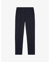 The Kooples - Straight-Leg Tailored Stretch-Woven Trousers - Lyst