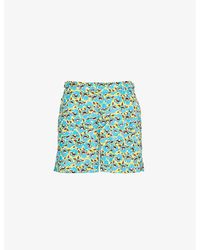 Orlebar Brown - Bulldog Graphic-print Recycled-polyester Swim Shorts - Lyst