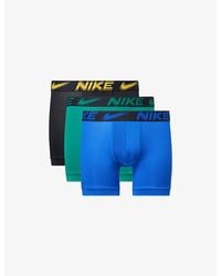 Nike - Essential Micro Pack Of Three Jersey Boxer Briefs - Lyst