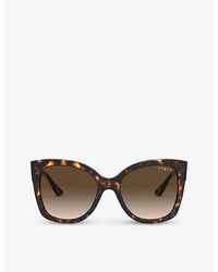 Vogue - Vo5338s Pillow-frame Tortoiseshell Acetate Sunglasses - Lyst