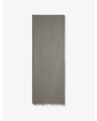 Rick Owens - Emily Fringed-Edge Wool, Cashmere And Silk-Blend Scarf - Lyst
