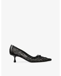Jimmy Choo - Scarlett 50 Lace Heeled Courts - Lyst