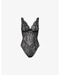 Savage x Fenty - Romantic Corded Underwired Lace Teddy - Lyst
