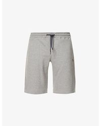 Paul Smith - Zebra Graphic-Embroidered Cotton Shorts - Lyst