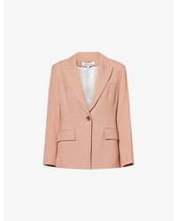Veronica Beard - Isaac Dickey Single-Breasted Woven Jacket - Lyst