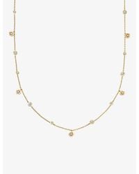 Astley Clarke - Polaris North Star 18Ct And Sapphire Station Necklace - Lyst