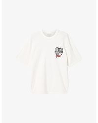 AllSaints - Reflect Graphic-Print Cotton T-Shirt - Lyst