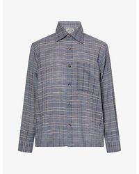 Kartik Research - Check Patch-Pocket Cotton Shirt - Lyst