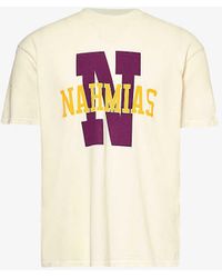 NAHMIAS - Teams Logo-print Cotton-jersey T-shirt X - Lyst