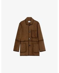 Zadig & Voltaire - Venzia Patch-Pocket Suede Jacket - Lyst