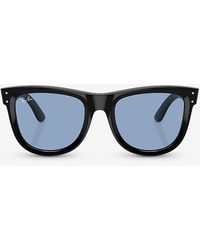 Ray-Ban - Rbr0502s Wayfarer Reverse Square-frame Injected Sunglasses - Lyst