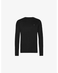 AllSaints - Brace Embroidered-Appliqué Cotton T-Shirt - Lyst