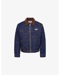 TRUE RELIGION - Embroidered Workwear Denim Jacket - Lyst