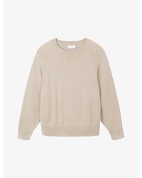 The White Company - Relaxed-fit Round-neck Alpaca And Wool-blend Jumper - Lyst