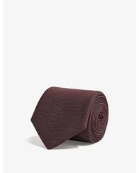 Reiss - Ceremony Textured Silk Tie - Lyst