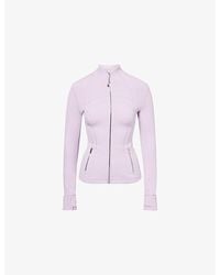 lululemon - Define Nulu Cropped Stretch-Woven Jacket - Lyst