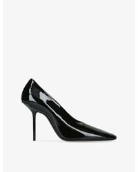 Victoria Beckham - Square-Toe 100 Leather Pumps - Lyst