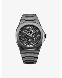 D1 Milano - Skeleton Bracelet 41.5Mm Stainless Steel Mechanical Watch - Lyst