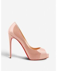 Christian Louboutin - New Very Prive 120 Patent-leather Courts - Lyst