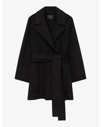 JOSEPH - Clemence Wide-lapel Relaxed-fit Wool And Cashmere-blend Jacket - Lyst