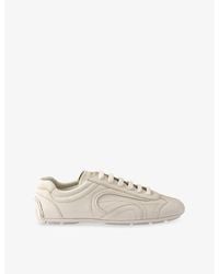 Prada - Montecarlo Re-Edition 2005 Antiqued Leather Low-Top Trainers - Lyst