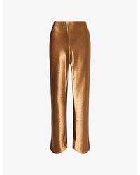 Rails - Silvi Straight-Leg Woven Trousers - Lyst