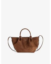 Weekend by Maxmara - Logo-Hardware Detachable-Strap Leather Tote Bag - Lyst