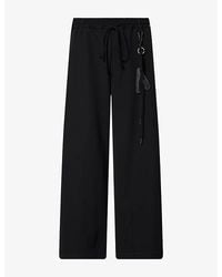 Song For The Mute - Wide-Leg Relaxed-Fit Woven Trousers - Lyst