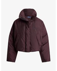 Polo Ralph Lauren - Logo-Embroidered Cropped Shell-Down Puffer Jacket - Lyst