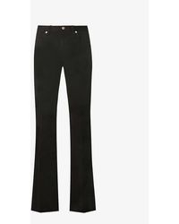 Victoria, Victoria Beckham San Fran Flared High-rise Jeans - Black