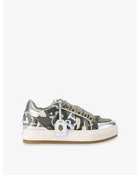 Kurt Geiger - Southbank Tag Canvas Trainers - Lyst
