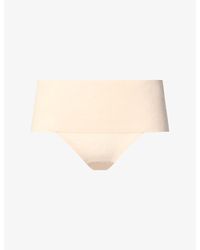 Spanx - Supersmooth Undie-Tectable Supima Cotton Thong - Lyst