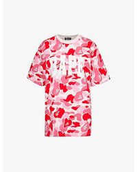 A Bathing Ape - Camouflage-pattern Relaxed-fit Cotton-jersey T-shirt - Lyst