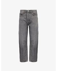 Agolde - 90's Pinch Five-Pockets Straight-Leg High-Rise Denim Jeans - Lyst