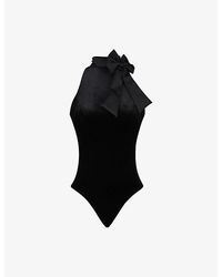 House Of Cb - Blair Bodysuit With Optional Bow Xs (A-C Cup) - Lyst