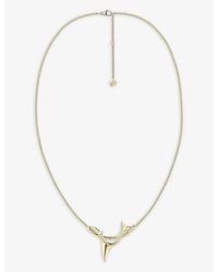 Shaun Leane - Rose Thorn-Plated Vermeil Sterling- Pendant Necklace - Lyst