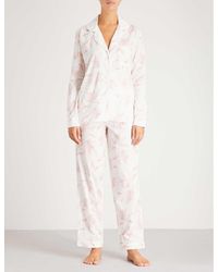 Desmond & Dempsey - Deia Cotton-voile Pyjama Set - Lyst