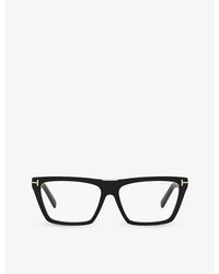 Tom Ford - Ft5912-b Square-frame Acetate Glasses - Lyst