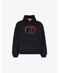 Gucci - Logo-print Relaxed-fit Cotton-jersey Hoody - Lyst