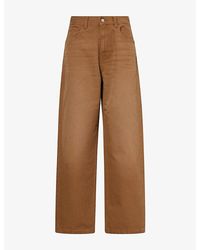 Carhartt - Brandon Wide-Leg Cotton Trousers - Lyst