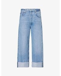 Citizens of Humanity - Ayla Baggy Wide-Leg High-Rise Jeans - Lyst