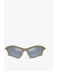 Balenciaga - Bb0229s Bat Rectangle Sunglasses - Lyst