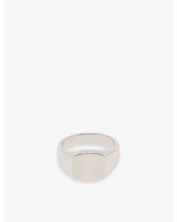Serge Denimes - Signet Polished Sterling- Ring - Lyst
