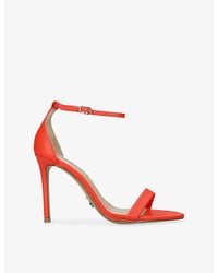 Steve Madden - Tecy Leather Heeled Sandals - Lyst
