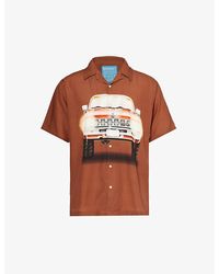 Market - Keep Honking Graphic-print Woven Shirt X - Lyst