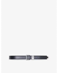 Maje - Smooth Leather Buckle Belt - Lyst